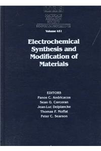 Electrochemical Synthesis and Modification of Materials: Symposium Held December 2-5, 1996, Boston, Massachusetts, U.S.A (Materials Research Society Symposia Proceedings)