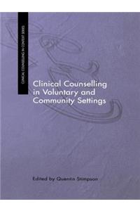 Clinical Counselling in Voluntary and Community Settings