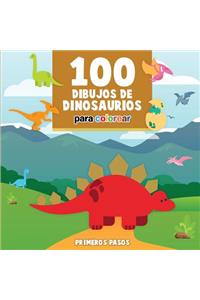 100 Dibujos de Dinosaurios para colorear