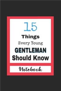 15 Things Every Young Gentleman Should Know