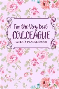 For the very best colleague weekly Planner 2020