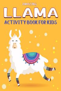 Amazing Llama Activity Book for Kids