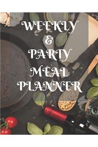 Weekly Meal & Party Planner
