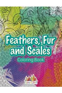 Feathers, Fur and Scales Coloring Book