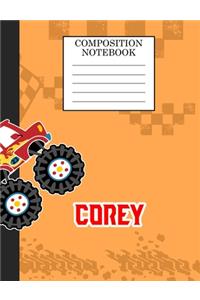 Compostion Notebook Corey