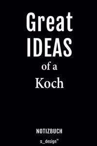 Notizbuch für Köche / Koch / Köchin