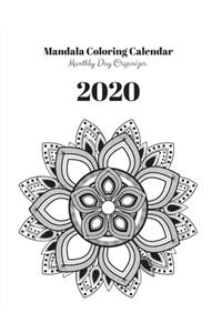 Mandala Coloring Calendar 2020