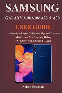 Samsung Galaxy A10/A10e, A20 & A30 User Guide