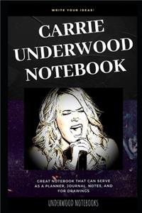 Carrie Underwood Notebook