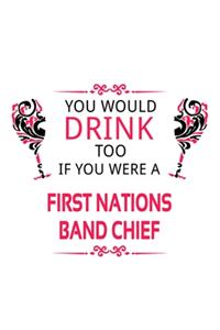 You Would Drink Too If You Were A First Nations Band Chief