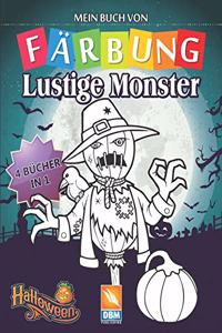 Lustige Monster - 4 bücher in 1