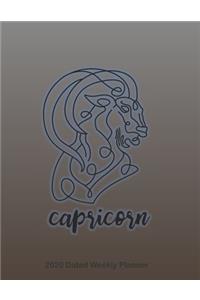 Capricorn 2020 Dated Weekly Planner