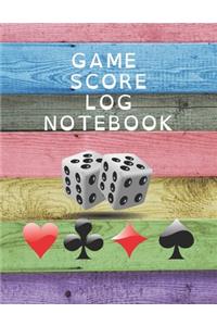 Game Score Log Notebook