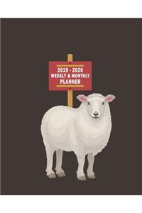 2019 - 2020 Weekly & Monthly Planner