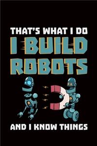 That's what I do I Build Robots And I Know Things