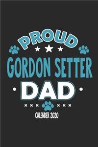Proud Gordon Setter Dad Calendar 2020
