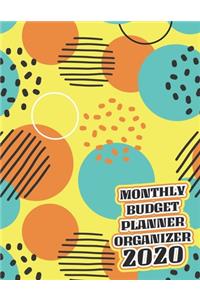 Monthly Budget Planner Organizer 2020