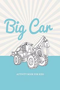 Big car activity book for kids