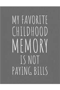 2020 Monthly Bill Planner & Organizer