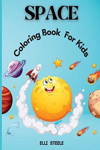 Space Coloring Book For Kids