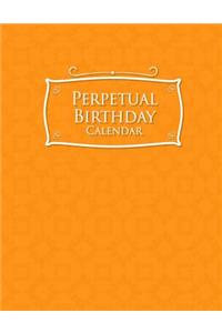 Perpetual Birthday Calendar