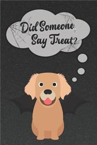 Golden Retriever Lined Notebook