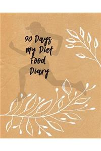 90 Days My Diet Food Diary