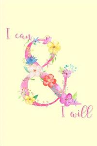 'i Can & I Will' Journal