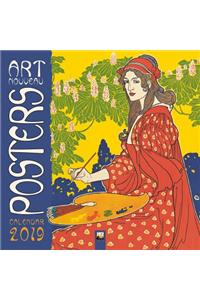 Art Nouveau Posters Wall Calendar 2019 (Art Calendar)