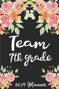 Team 7th Grade 2019 Planner