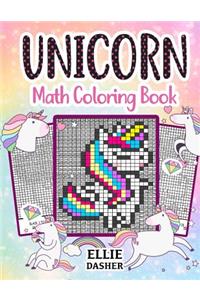 Unicorn Math Coloring Book
