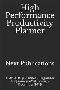 High Performance Productivity Planner