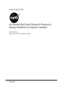 An Enriched Shell Finite Element for Progressive Damage Simulation in Composite Laminates