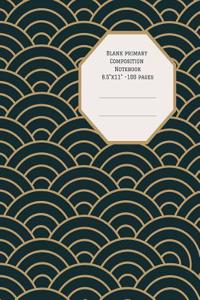 Blank Primary Composition Notebook