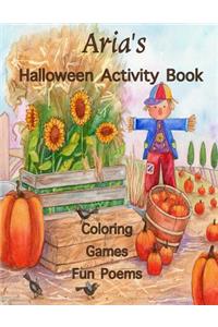 Aria's Halloween Activity Book