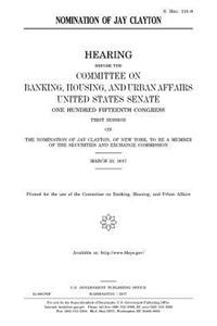 Nomination of Jay Clayton