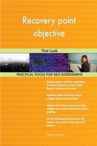 Recovery point objective