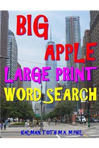 Big Apple Large Print Word Search