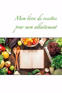 Mon livre de recettes pour mon allaitement