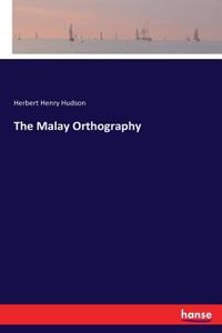 The Malay Orthography