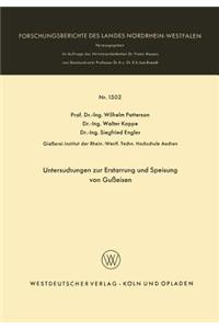 Untersuchungen Zur Erstarrung Und Speisung Von Gußeisen