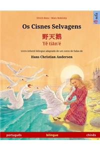 Os Cisnes Selvagens - 野天鹅 - Yě tiān'é (português - chinês)