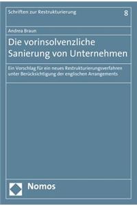 Die Vorinsolvenzliche Sanierung Von Unternehmen