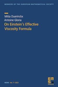 On Einstein's Effective Viscosity Formula