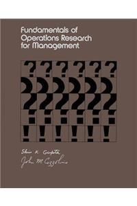 Fundamentals of Operations Research for Management