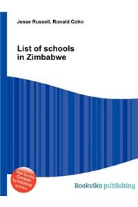 List of Schools in Zimbabwe