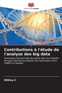 Contributions à l'étude de l'analyse des big data