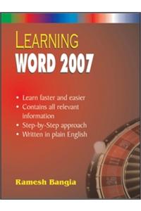 Learning MS Word 2007