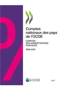 Comptes Nationaux Des Pays de l'Ocde, Comptes Des Administrations Publiques 2017