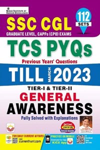 SSC CGL General Awareness TCS PYQs Till March 2023 Tier 1 & Tier 2 Solved Papers (English Medium) (4179)